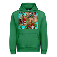 Emerald ho ho ho gnome Urban Hoodie - JahusDesignShop