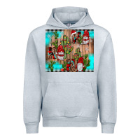 Heather Grey ho ho ho gnome Urban Hoodie - JahusDesignShop