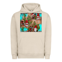 Pigment French Oak ho ho ho gnome Urban Hoodie - JahusDesignShop