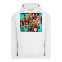 Pigment Lunar Rock ho ho ho gnome Urban Hoodie - JahusDesignShop