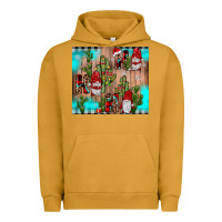 Pigment Peanut Butter ho ho ho gnome Urban Hoodie - JahusDesignShop