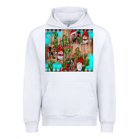 White ho ho ho gnome Urban Hoodie - JahusDesignShop