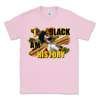 Bubblegum Pink i am black history Classic Tee - CowGirlArtShop