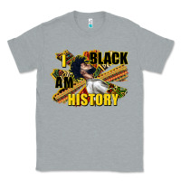 Heather Grey i am black history Classic Tee - CowGirlArtShop