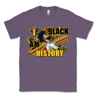 Lavender i am black history Classic Tee - CowGirlArtShop