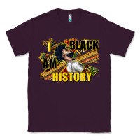 Plum i am black history Classic Tee - CowGirlArtShop