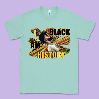 I Am Black History Classic Tee Designed By Cowgirlartshop