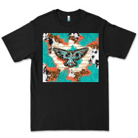 Black freebird with leopard and cowhide pattern Premium Tee - TumblerDesignByShophia
