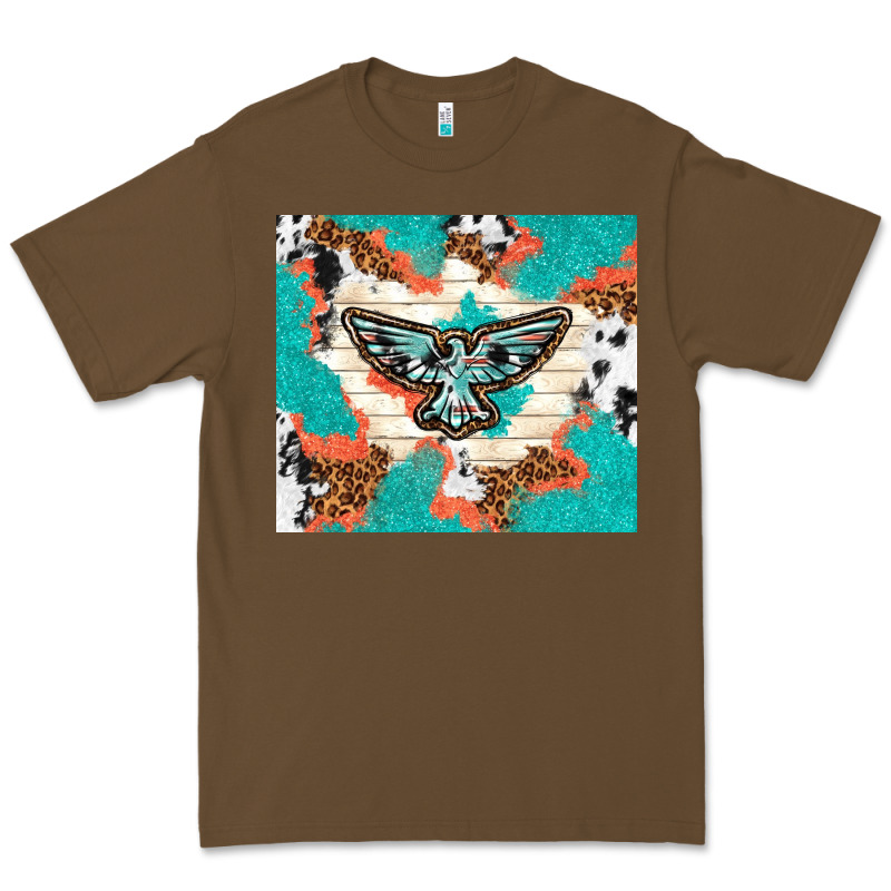 Freebird With Leopard And Cowhide Pattern Premium Tee by TumblerDesignByShophia | Teevron