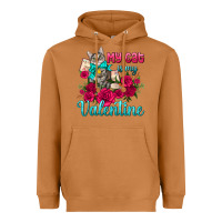 Meerkat my cat is my valentine Heavyweight Hoodie - AdoDesignShop