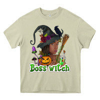 Mossy Boss witch afro Heavy Core Tee - NancyCooperArtShop