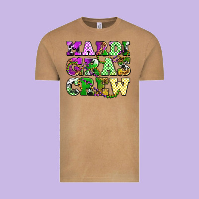 Mardi Gras Crew Olivia Vintage Tee Designed By Oliviacreatesart