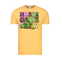 Vintage Mustard mardi gras crew olivia Vintage Tee - OliviaCreatesArt