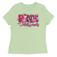 Matcha pink christmas Ladies Tee - CowGirlArtShop