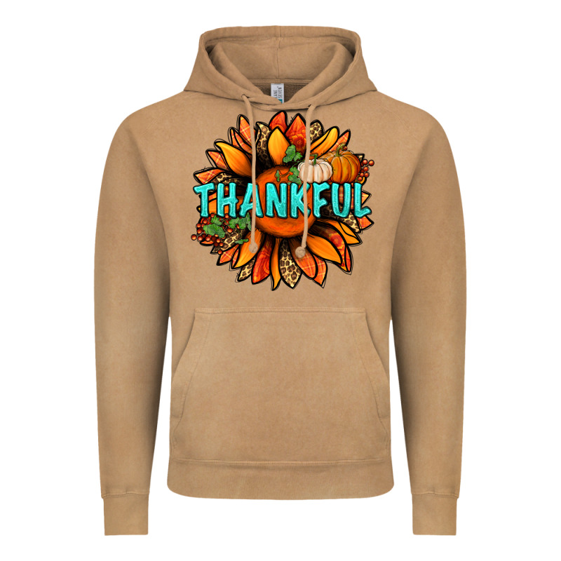 Thankful With Sunflower Bbs Vintage Hoodie by BundleAndBundleShop | Teevron