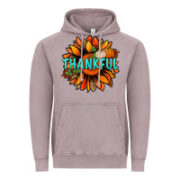 Vintage Zinc thankful with sunflower bbs Vintage Hoodie - BundleAndBundleShop
