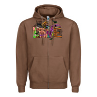Chestnut love halloween heifer Zipper Hoodie - AdoDesignShop