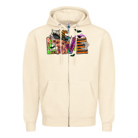 Sandshell love halloween heifer Zipper Hoodie - AdoDesignShop