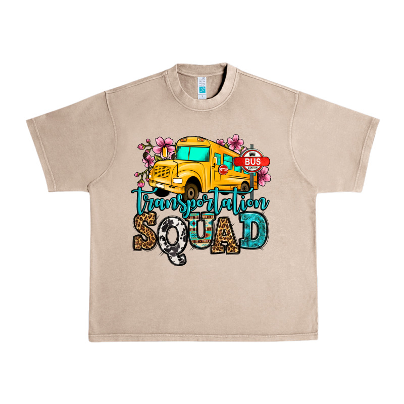 Transportation Squad School Bus Urban Heavy Tee by Jasminsmagicworld | Teevron