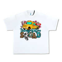 White transportation squad school bus Urban Heavy Tee - Jasminsmagicworld