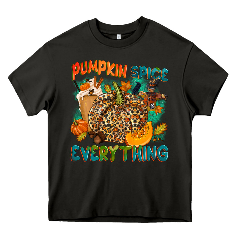 Pumpkin Spice Everything Heavy Core Tee by NancyCooperArtShop | Teevron