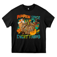 Black Pumpkin spice everything Heavy Core Tee - NancyCooperArtShop