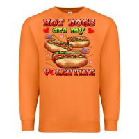 Carrot hot dogs are my valentine Premium Sweatshirt - AdoDesignShop