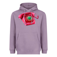 Lavender pink telephone Heavyweight Hoodie - AdoDesignShop