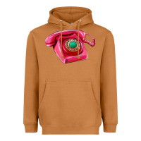Meerkat pink telephone Heavyweight Hoodie - AdoDesignShop