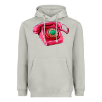 Moon Dust pink telephone Heavyweight Hoodie - AdoDesignShop