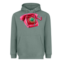 Sage pink telephone Heavyweight Hoodie - AdoDesignShop