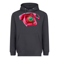 Smoke pink telephone Heavyweight Hoodie - AdoDesignShop
