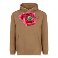 Toasted Coconut pink telephone Heavyweight Hoodie - AdoDesignShop