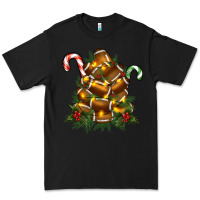 Black football tree christmas Premium Tee - RanaPortraitStore