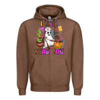 Chestnut i will stab you nurse Zipper Hoodie - AdoDesignShop