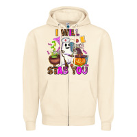 Sandshell i will stab you nurse Zipper Hoodie - AdoDesignShop