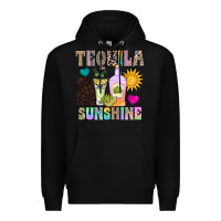 Black Tequila Sunshine Premium Hoodie - CowhideDigitalArt