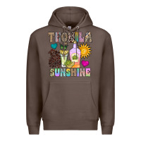 Coffee Tequila Sunshine Premium Hoodie - CowhideDigitalArt