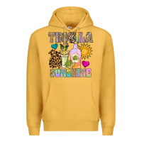 Mustard Tequila Sunshine Premium Hoodie - CowhideDigitalArt
