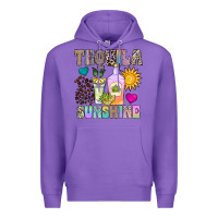 Purple Tequila Sunshine Premium Hoodie - CowhideDigitalArt