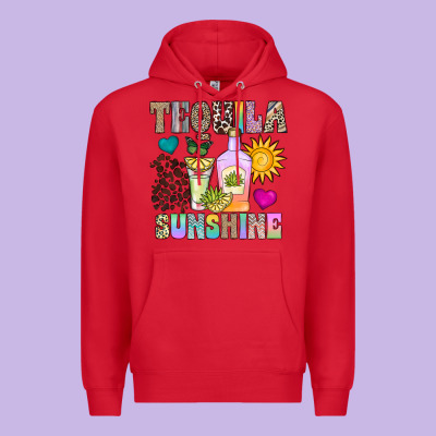 Tequila Sunshine Premium Hoodie Designed By Cowhidedigitalart