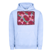 Pigment Grape Ice pink rose leopard background Urban Hoodie - JahusDesignShop