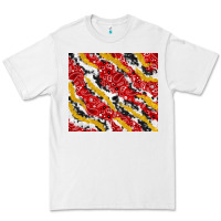 White bandana and cowhide pattern Premium Tee - TumblerDesignByShophia