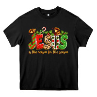 Black jesus is the reason for the season Heavy Core Tee - texasbilliewilder