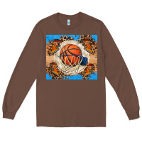 Chestnut basketball Long Sleeve Tee - FaDigitalArtStudio
