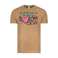 Vintage Camel let all that you do be done in love Vintage Tee - OliviaCreatesArt
