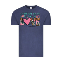 Vintage Denim let all that you do be done in love Vintage Tee - OliviaCreatesArt