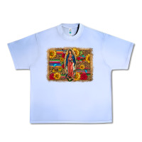 Grape Ice Our Lady Of Guadalupe Glitter Leopard Flowers Urban Heavy Tee - FaDigitalArtStudio