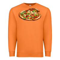 Carrot big pizza Premium Sweatshirt - AdoDesignShop
