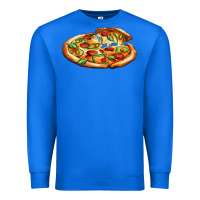 True Royal big pizza Premium Sweatshirt - AdoDesignShop